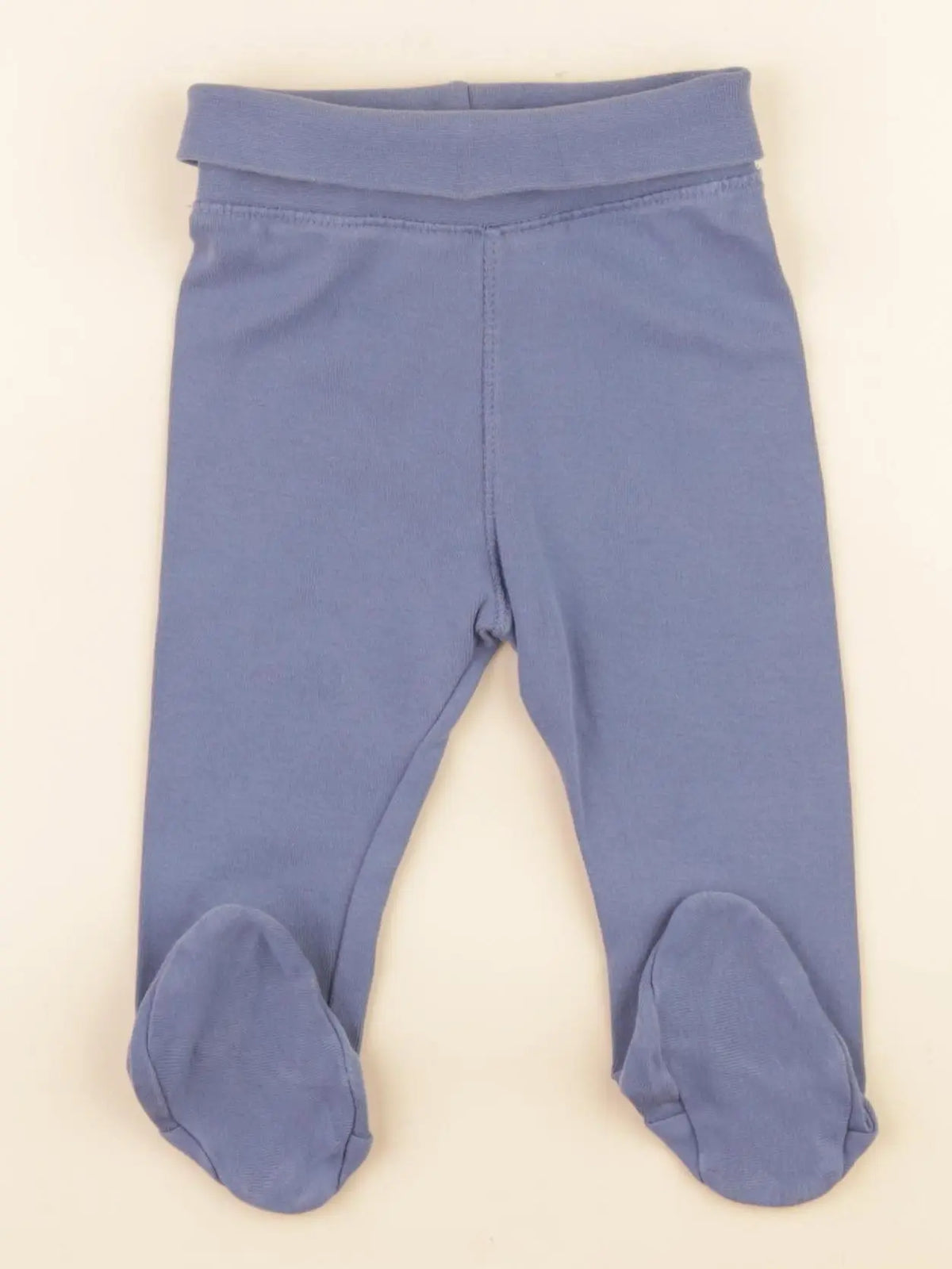 H&M - legging bleu - 6 mois