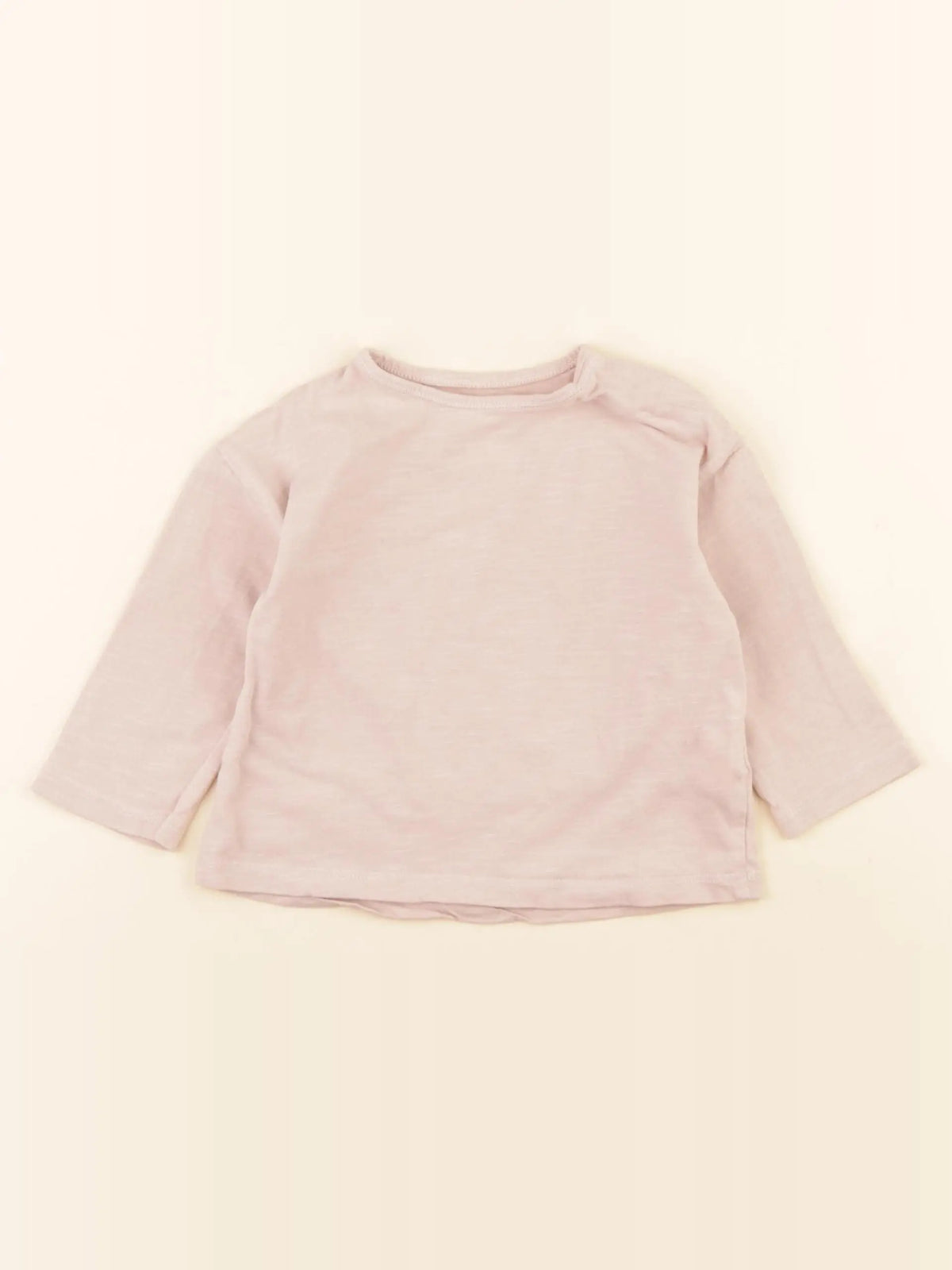 Zara - tee-shirt rose - 6/9 mois