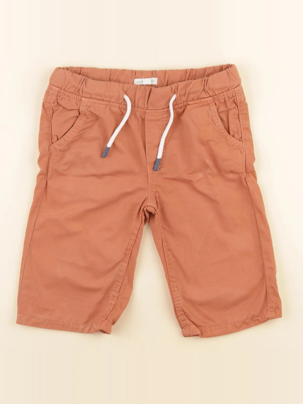 Vertbaudet - short orange - 6 ans