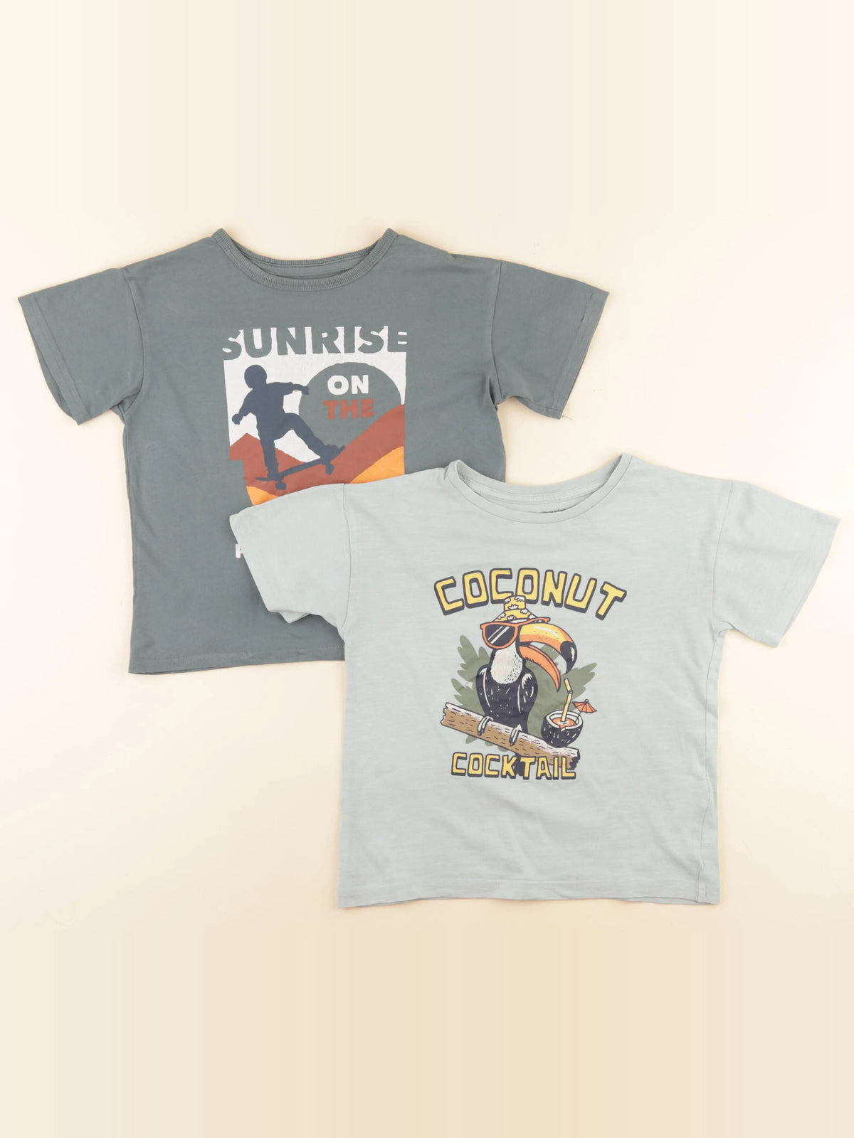 Vertbaudet - tee-shirt vert - 6 ans