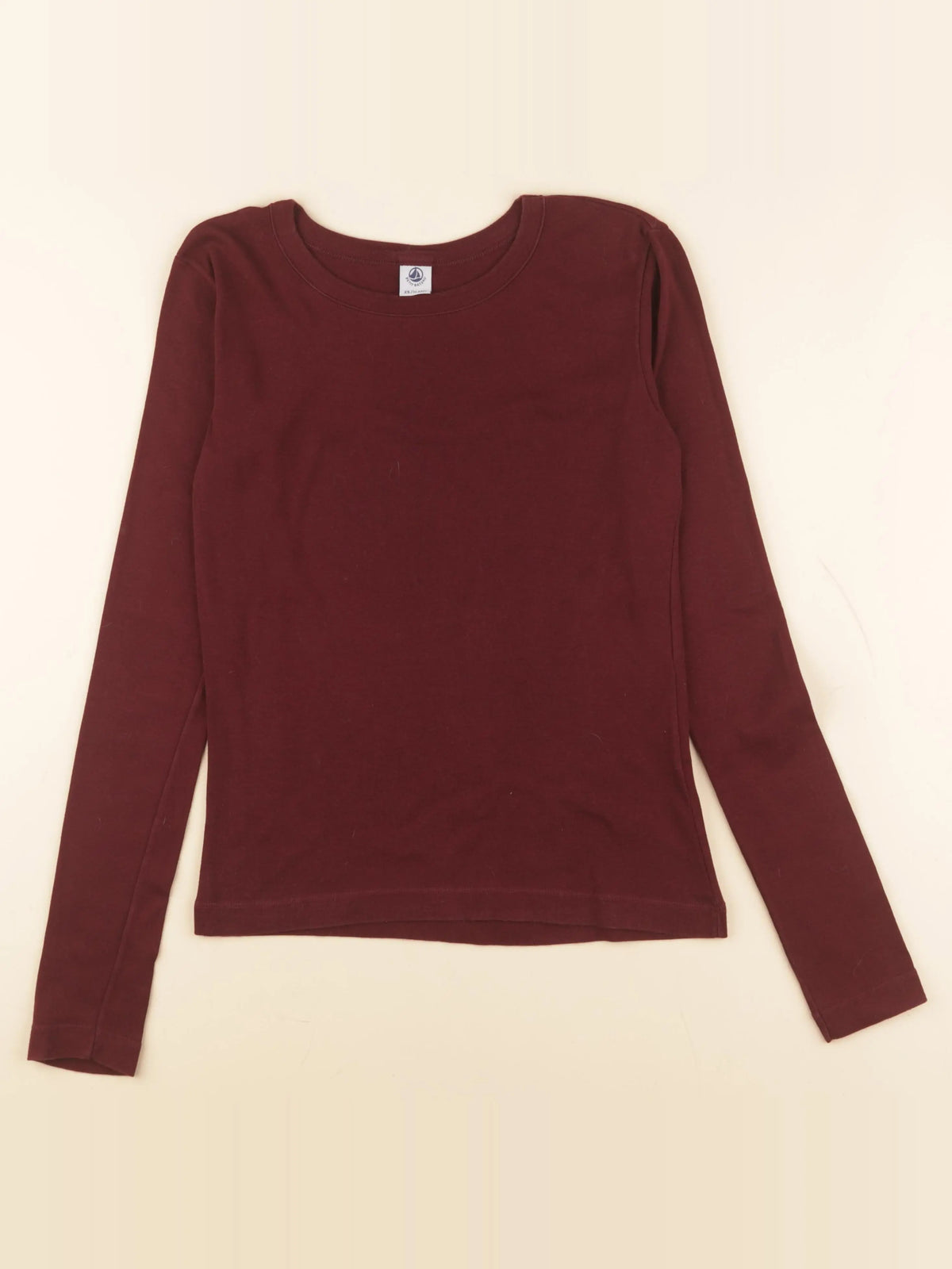 Petit Bateau - tee-shirt rouge - 14 ans