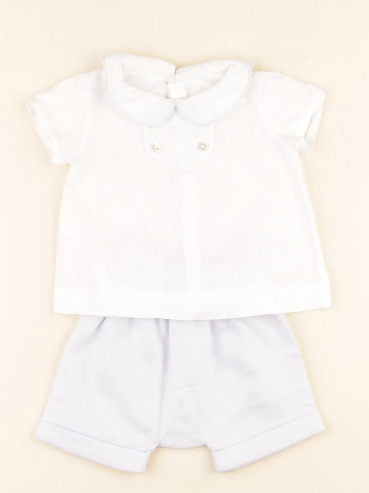 Jacadi - ensemble bleu, blanc - 3 mois