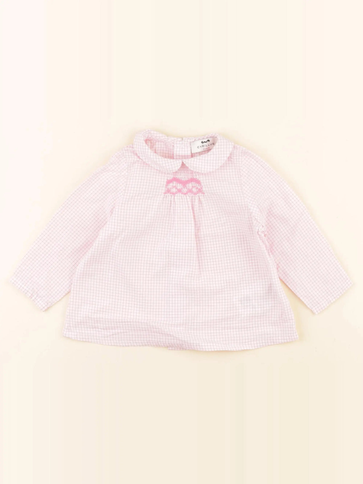 Cyrillus - blouse rose - 6 mois