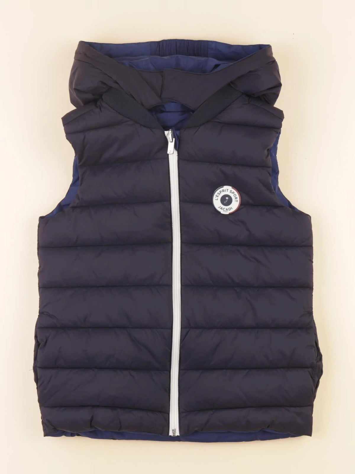 Jacadi - doudoune réversible bleu - 8 ans