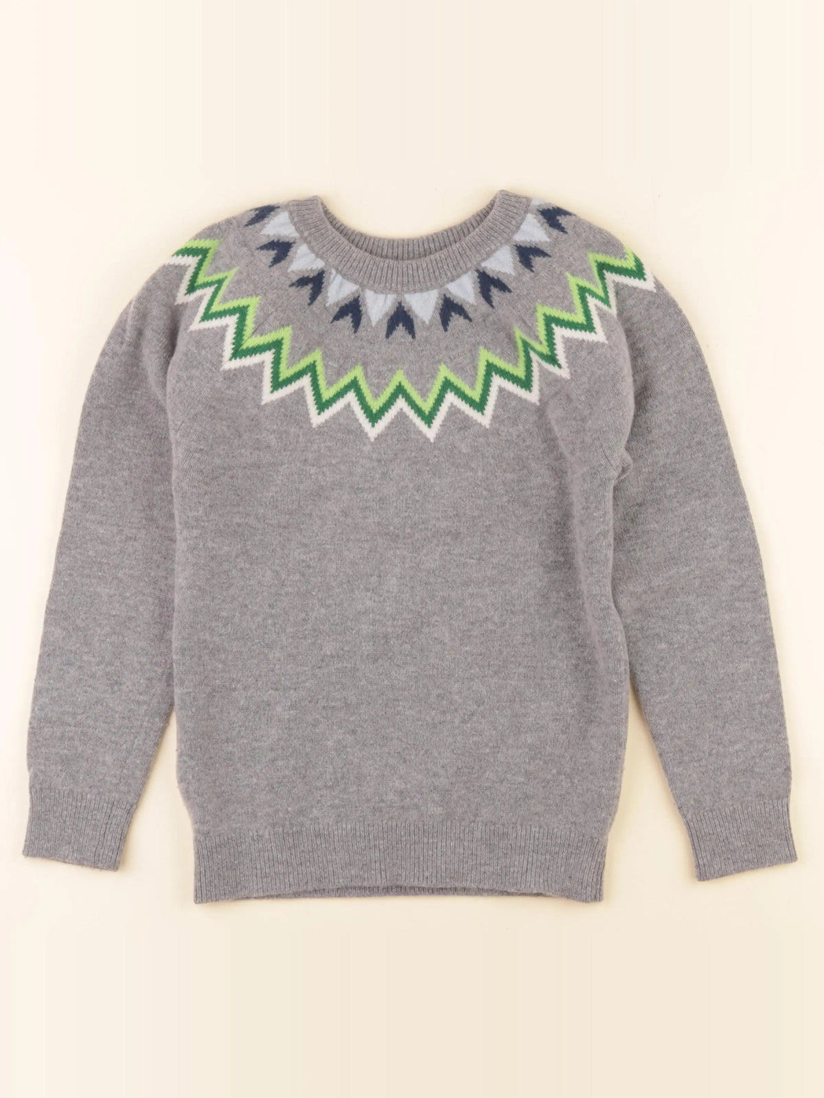 Jacadi - pull gris - 10 ans