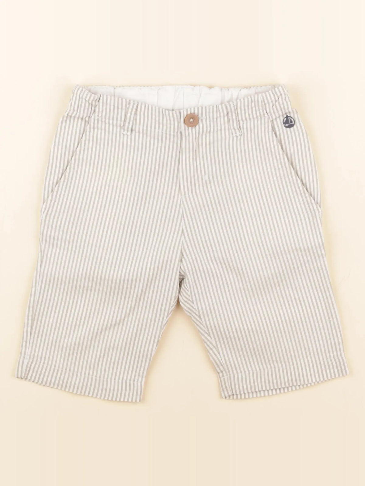 Petit Bateau - short gris - 4 ans