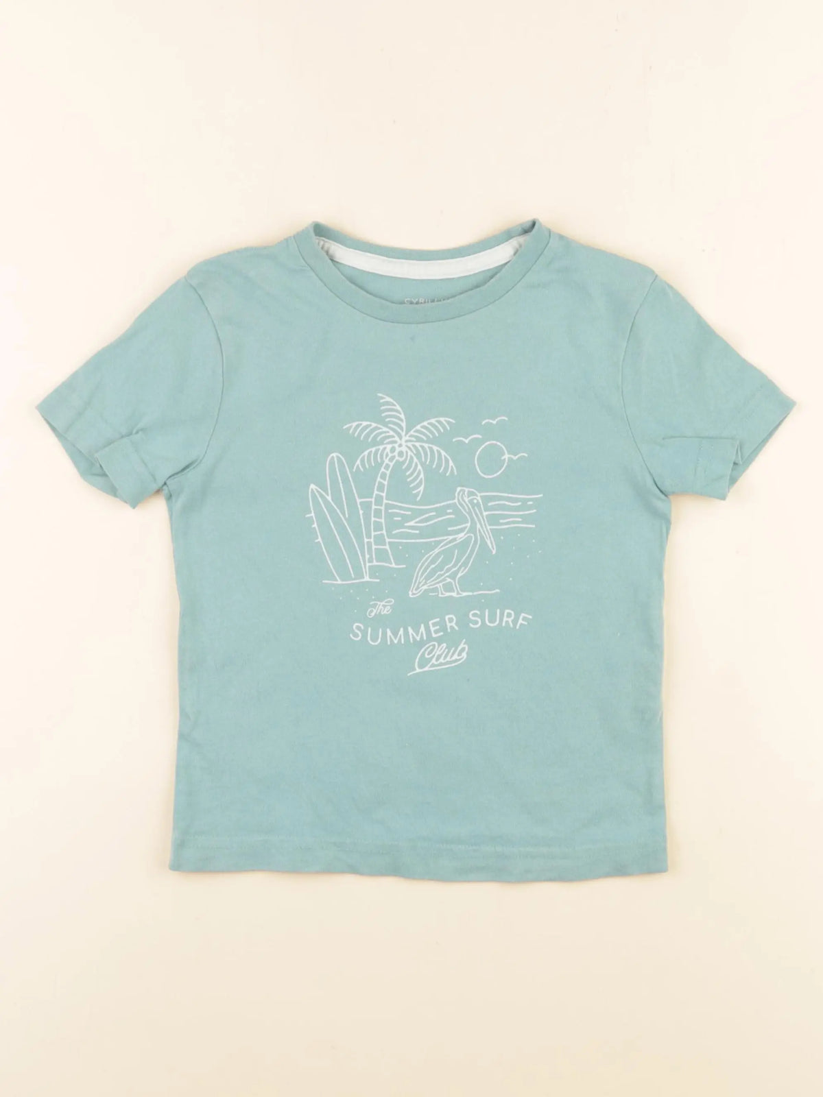 Cyrillus - tee-shirt bleu - 4 ans