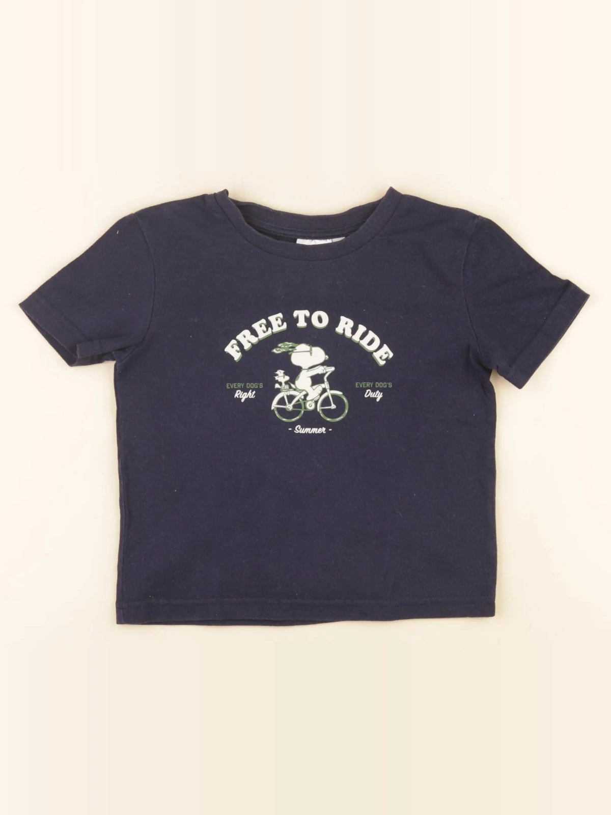 Cyrillus - tee-shirt bleu - 4 ans