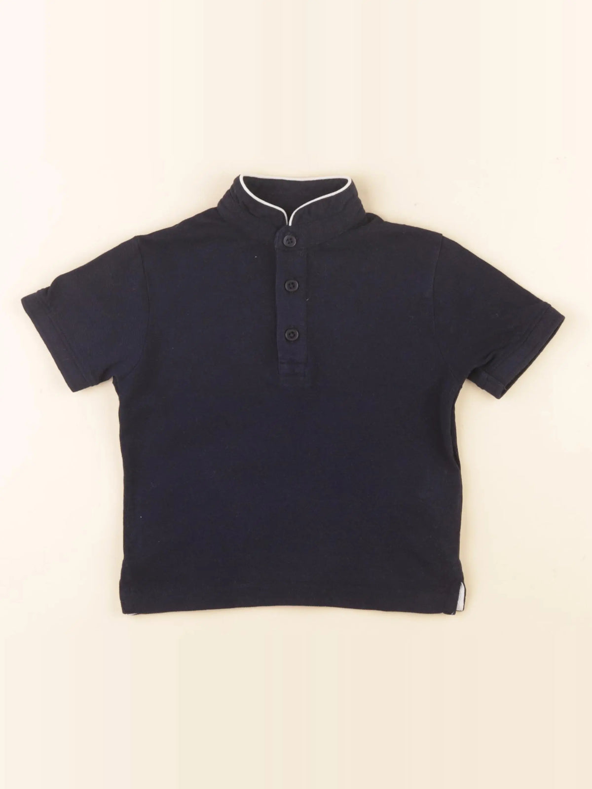 Cyrillus - polo bleu - 4 ans