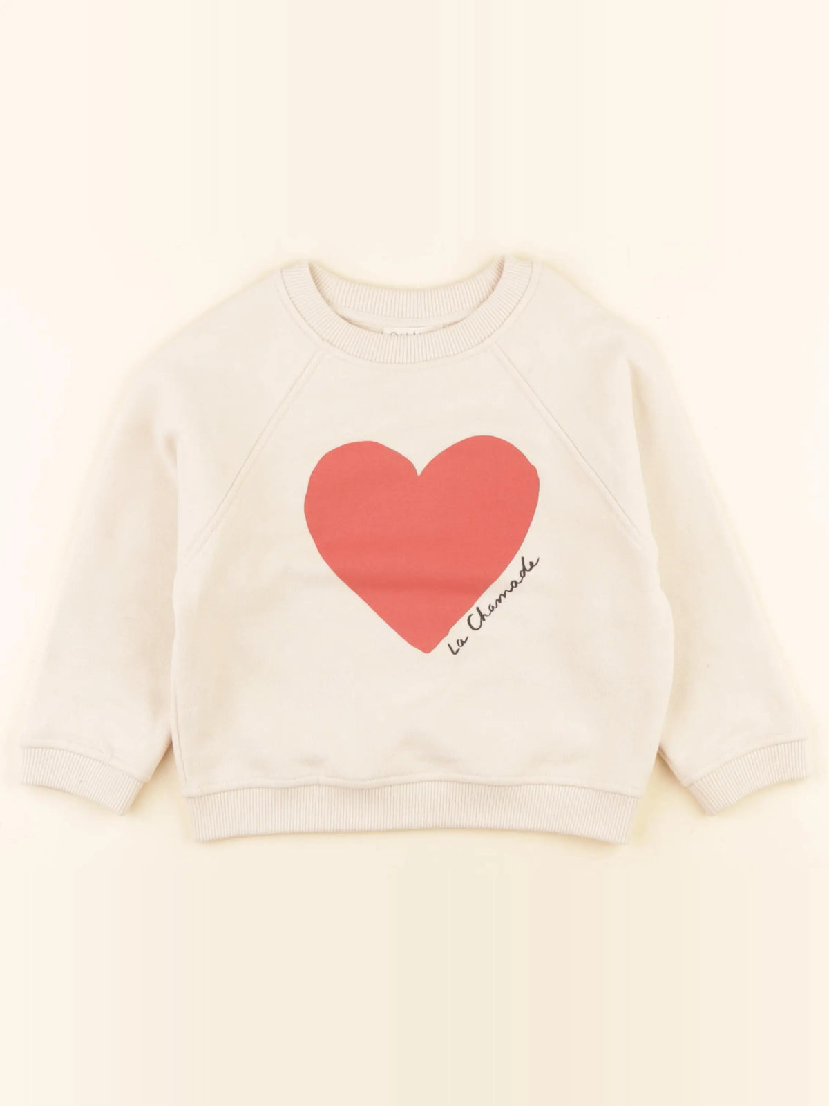 Petit Sézane  - sweat beige - 4 ans