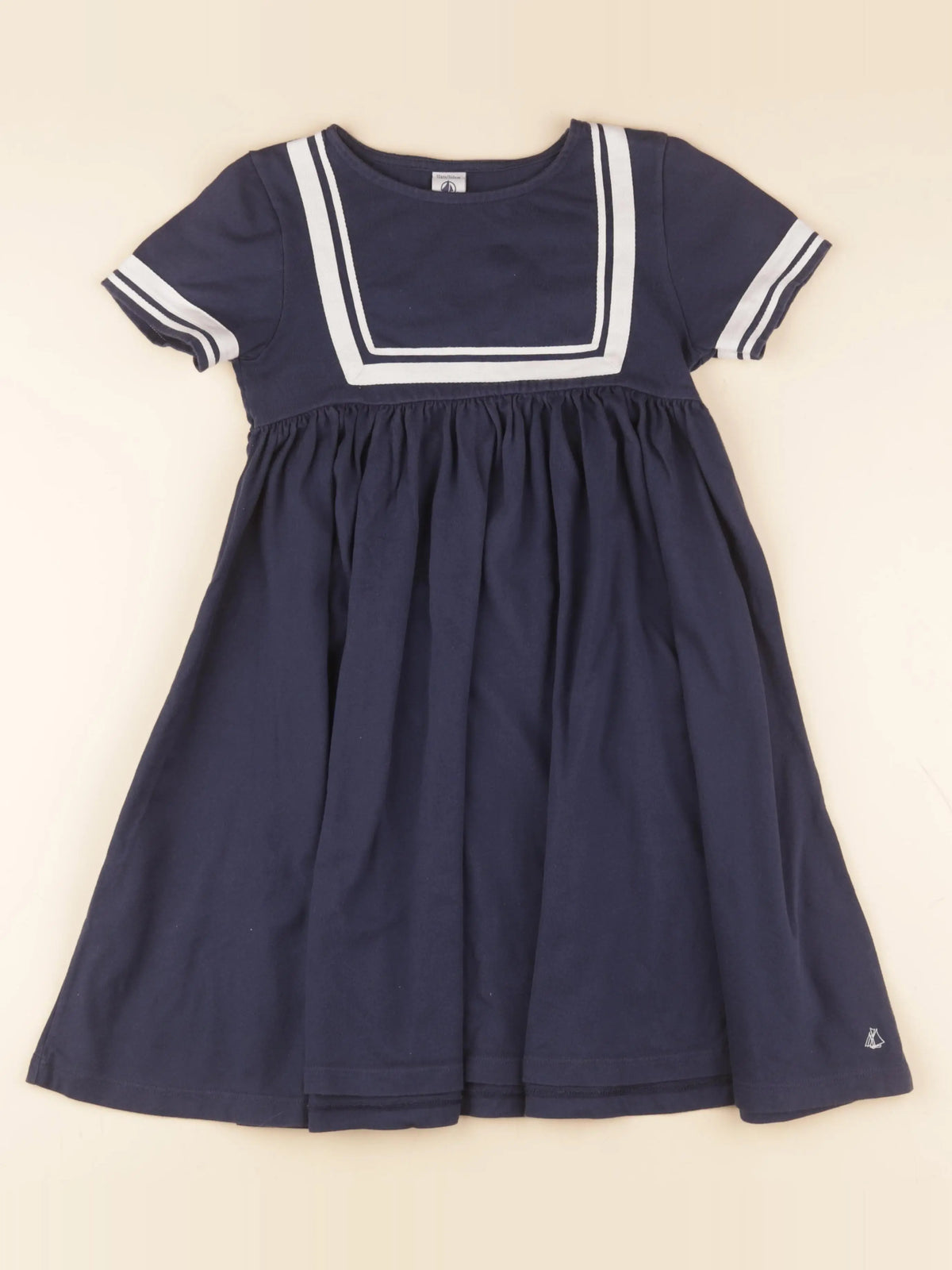Petit Bateau - robe bleu - 10 ans