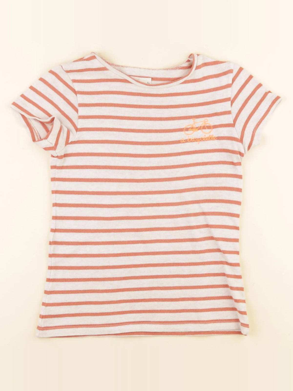 Arsène et les pipelettes - tee-shirt beige, rouge - 8 ans