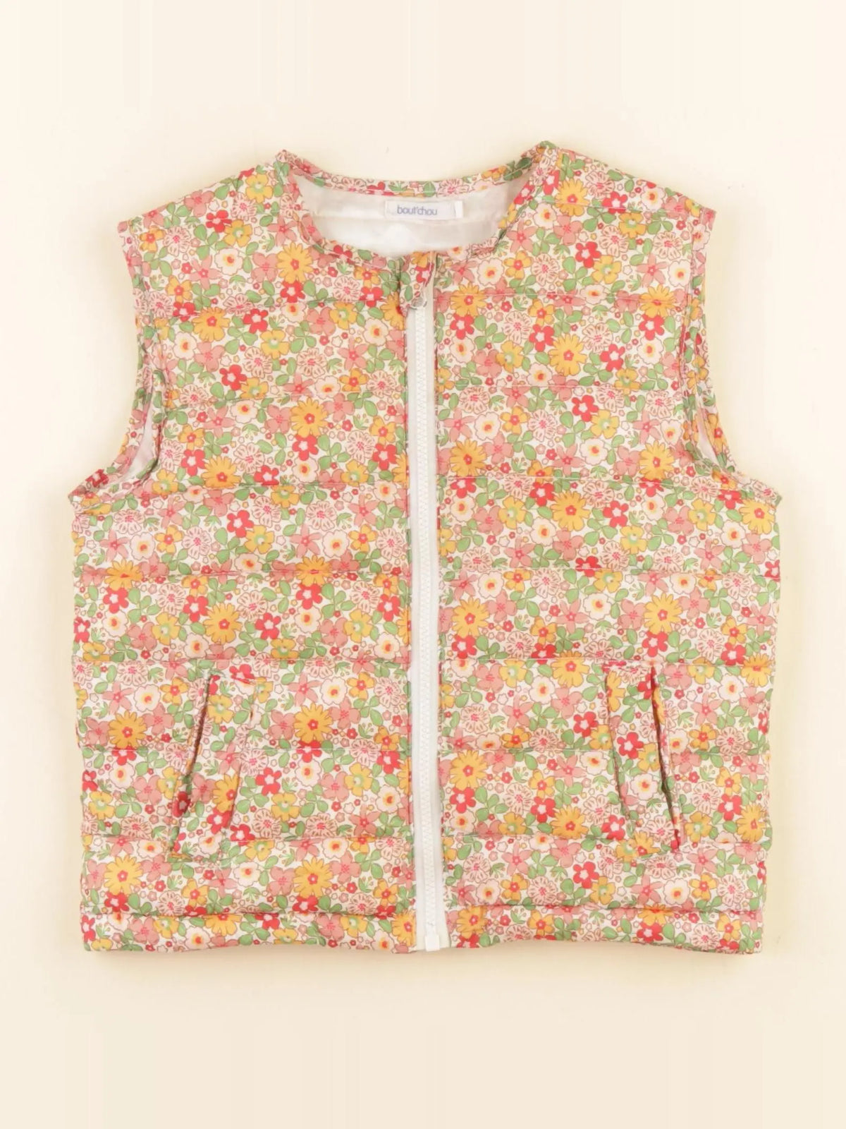 Boutchou - doudoune multicolore - 24 mois