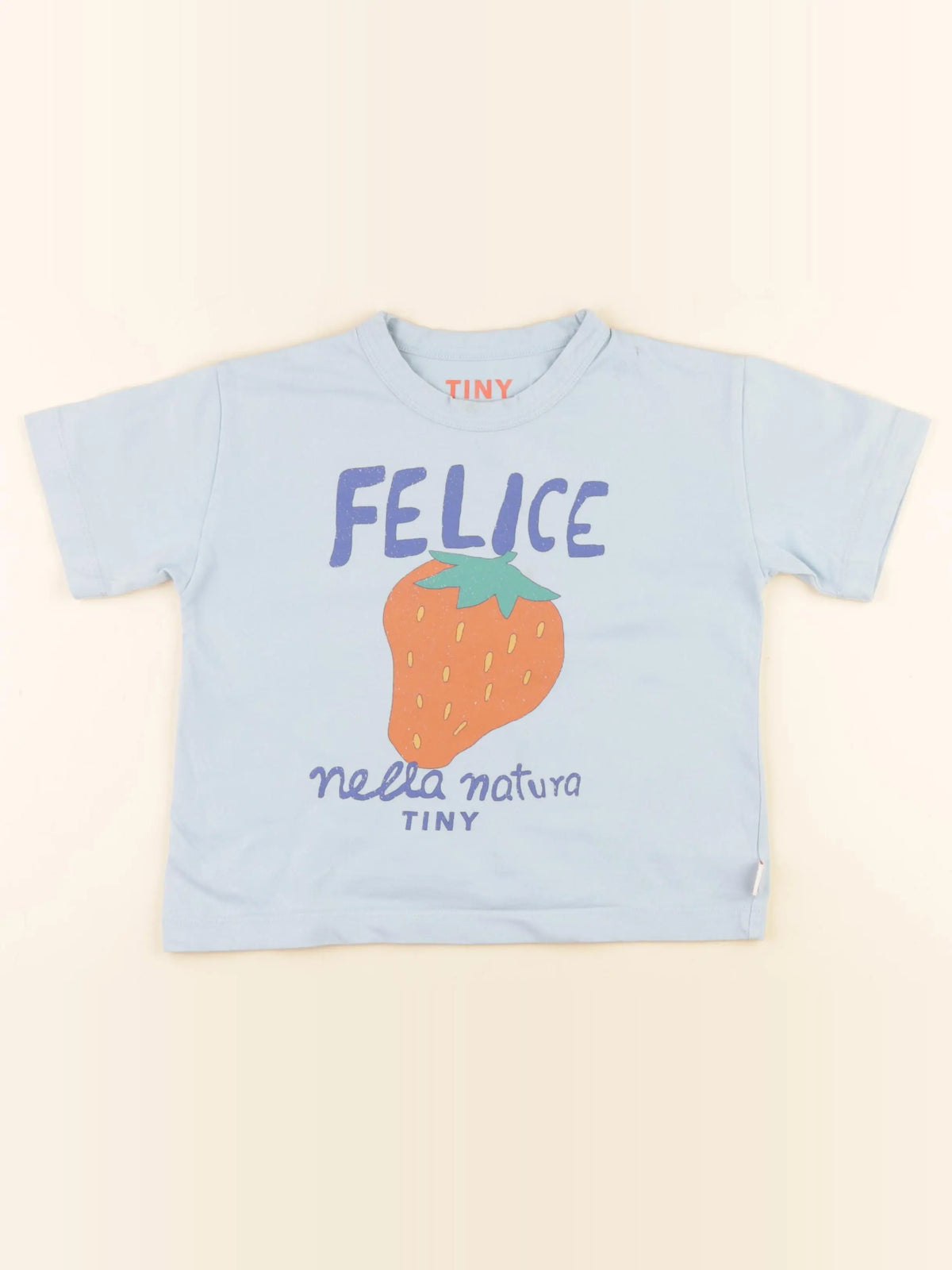 Tiny Cottons - tee-shirt bleu - 4 ans