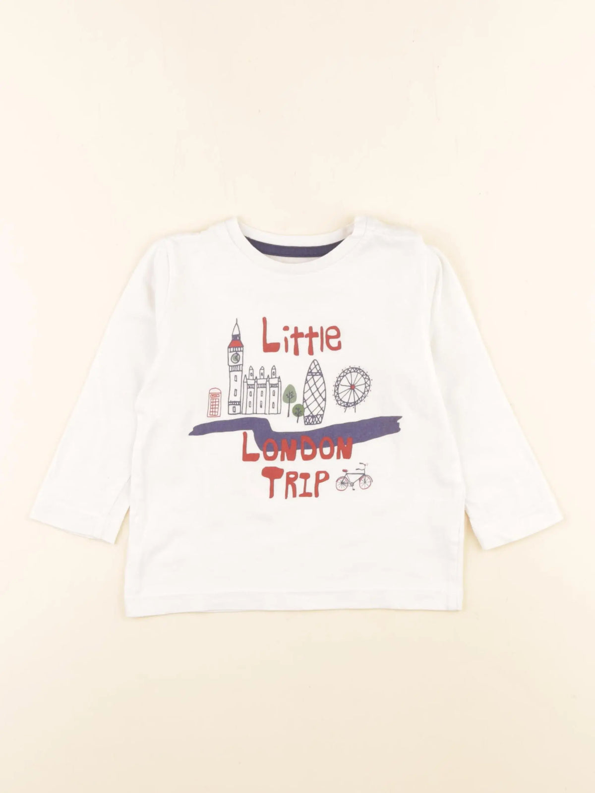 Boutchou - tee-shirt blanc - 18 mois