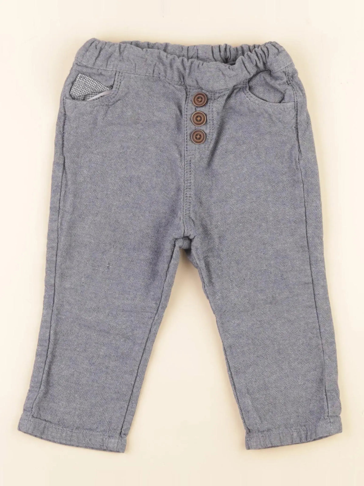 Tape à l'oeil - pantalon bleu - 18 mois