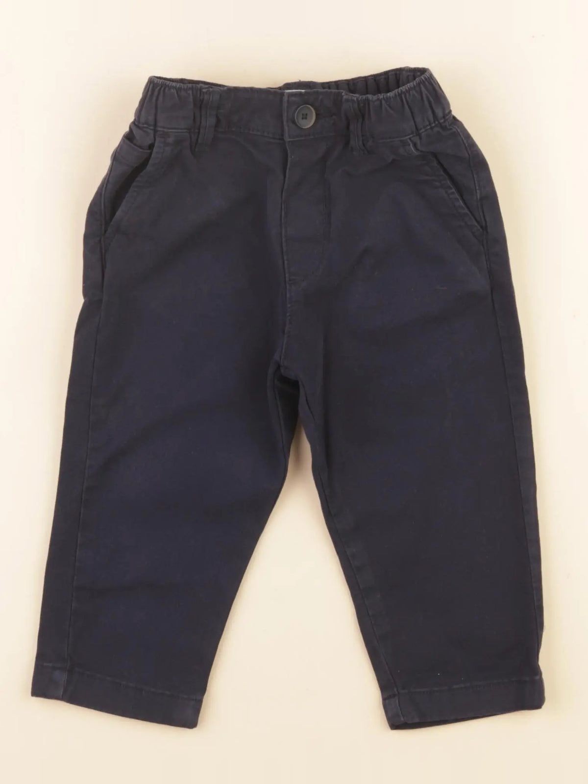 Zara - pantalon bleu - 12/18 mois