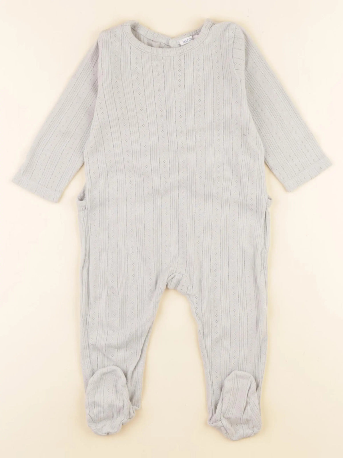 Boutchou - pyjama coton bleu - 12 mois