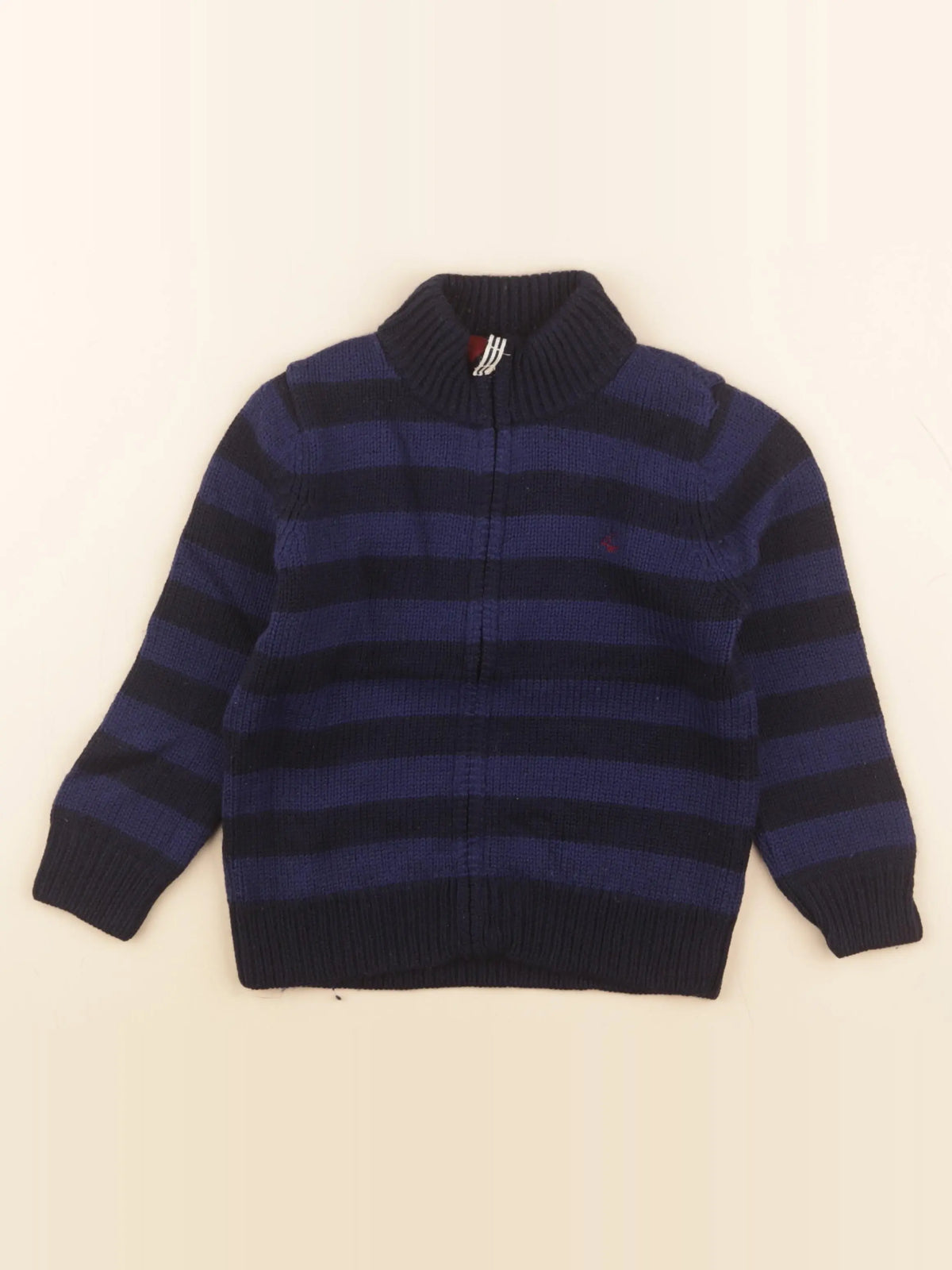 Petit Bateau - gilet bleu - 4 ans