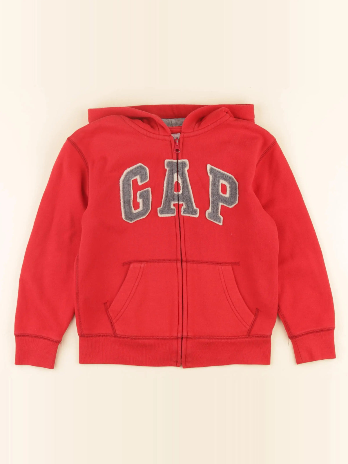GAP - sweat rouge - 6/7 ans