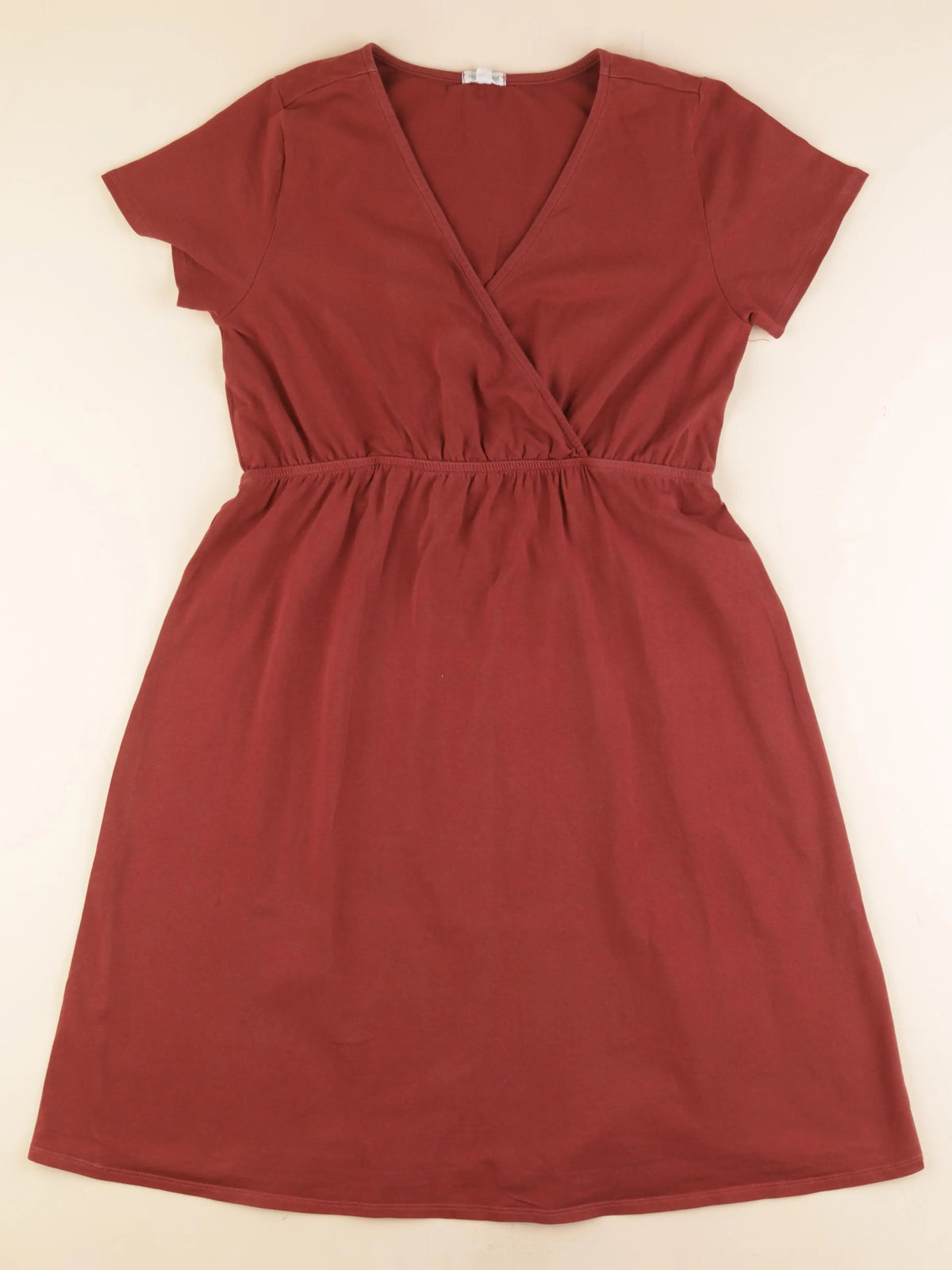 Vertbaudet - robe grossesse, allaitement rouge - 38 à 40