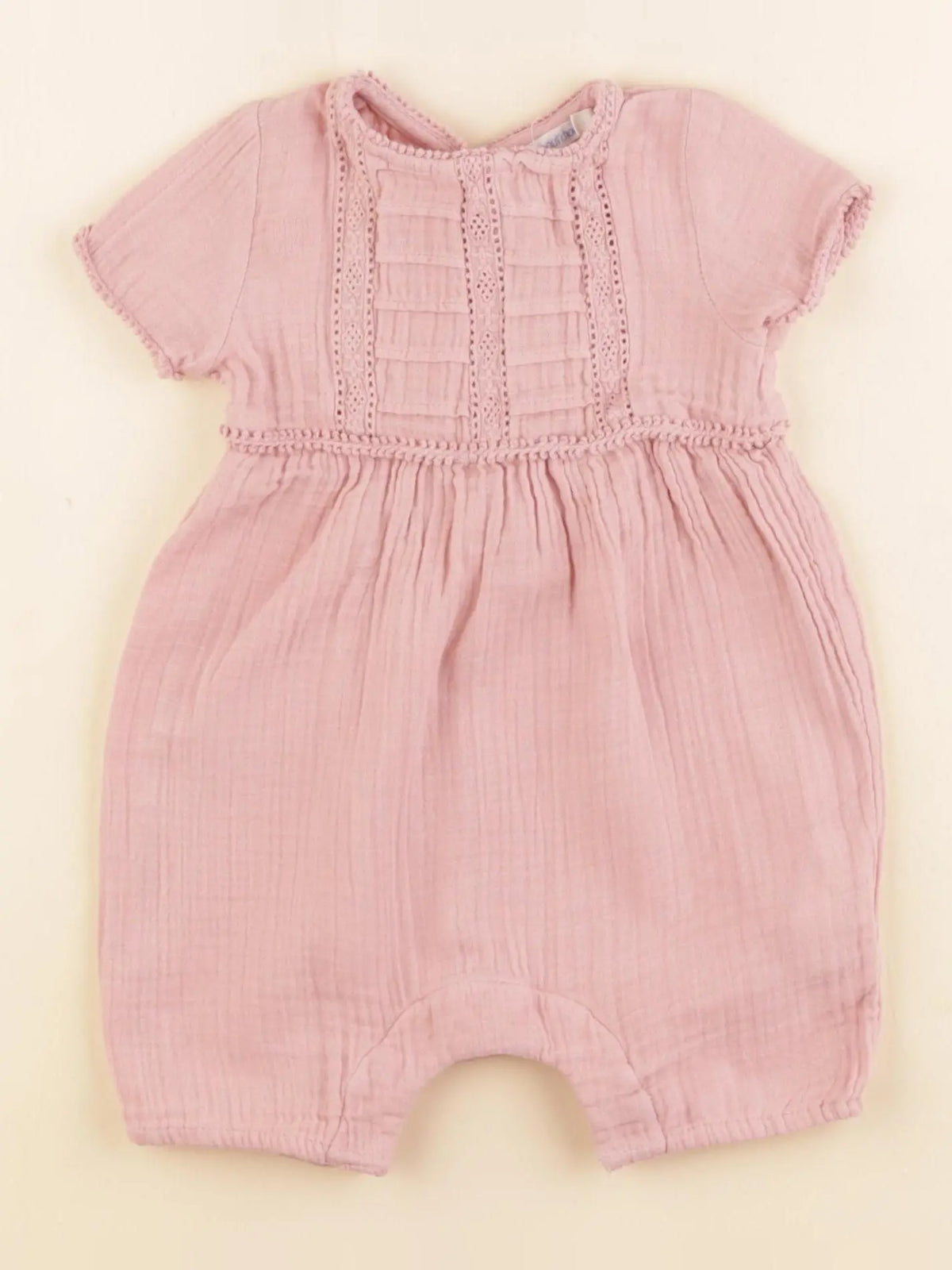 Boutchou - combinaison rose - 6 mois