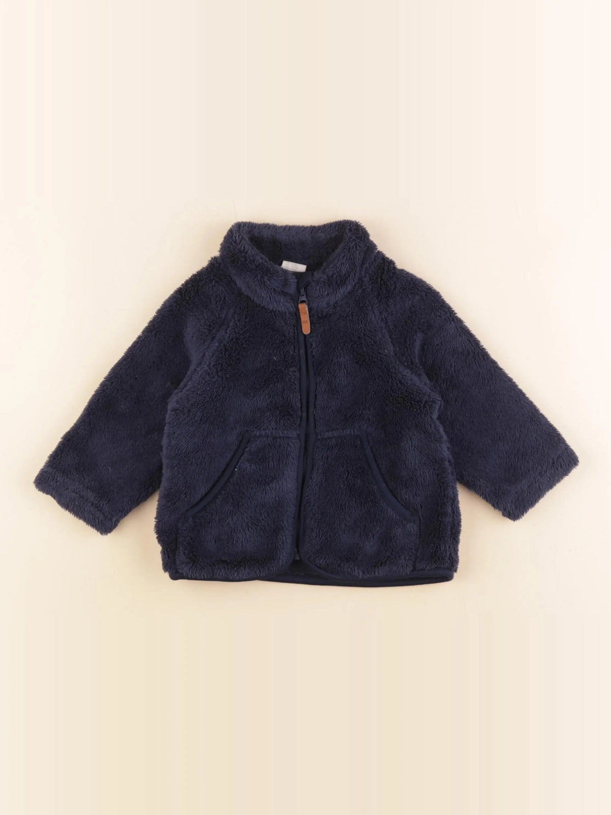 H&M - gilet bleu - 6 mois