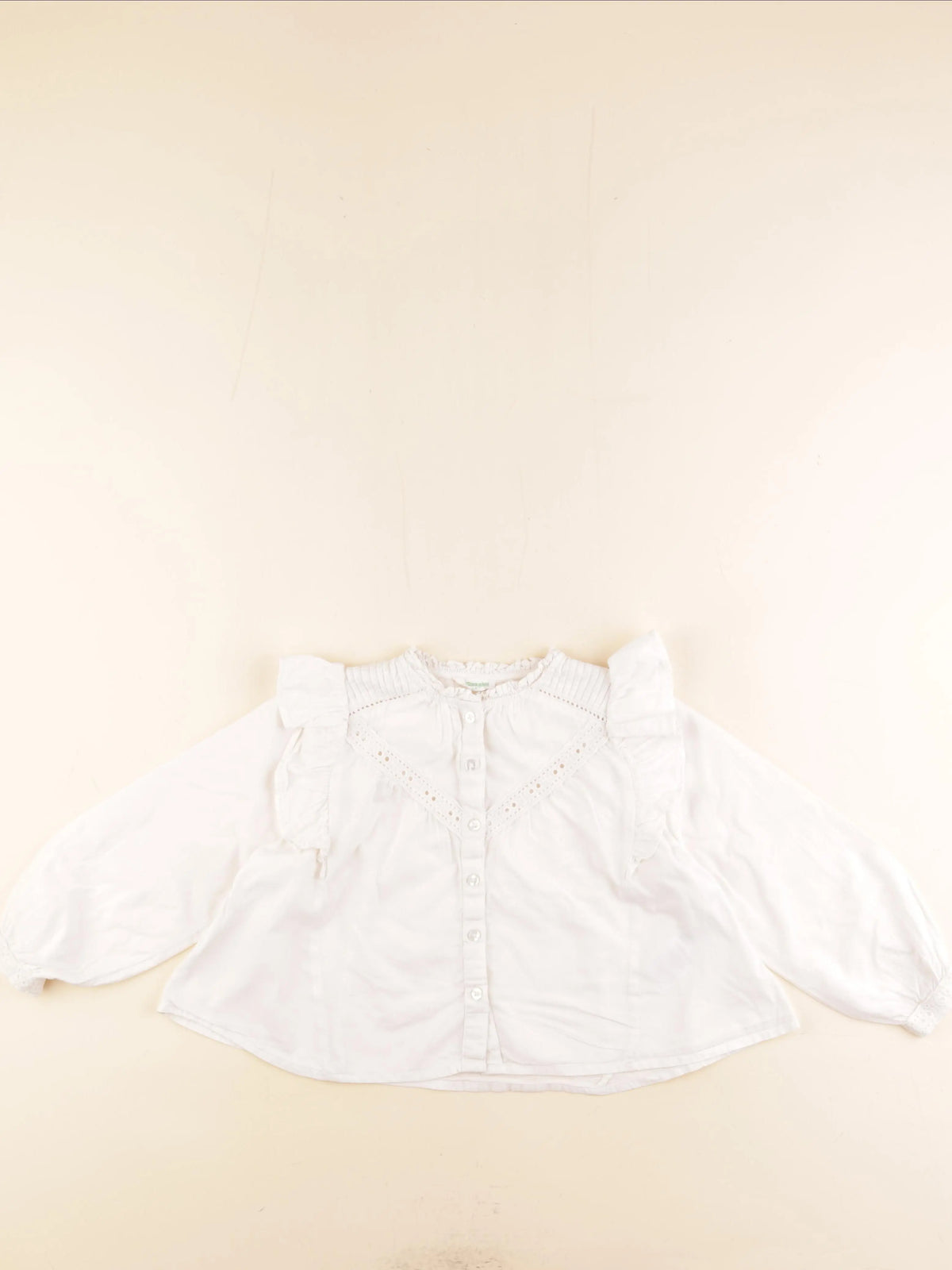 Vertbaudet - blouse beige - 5 ans