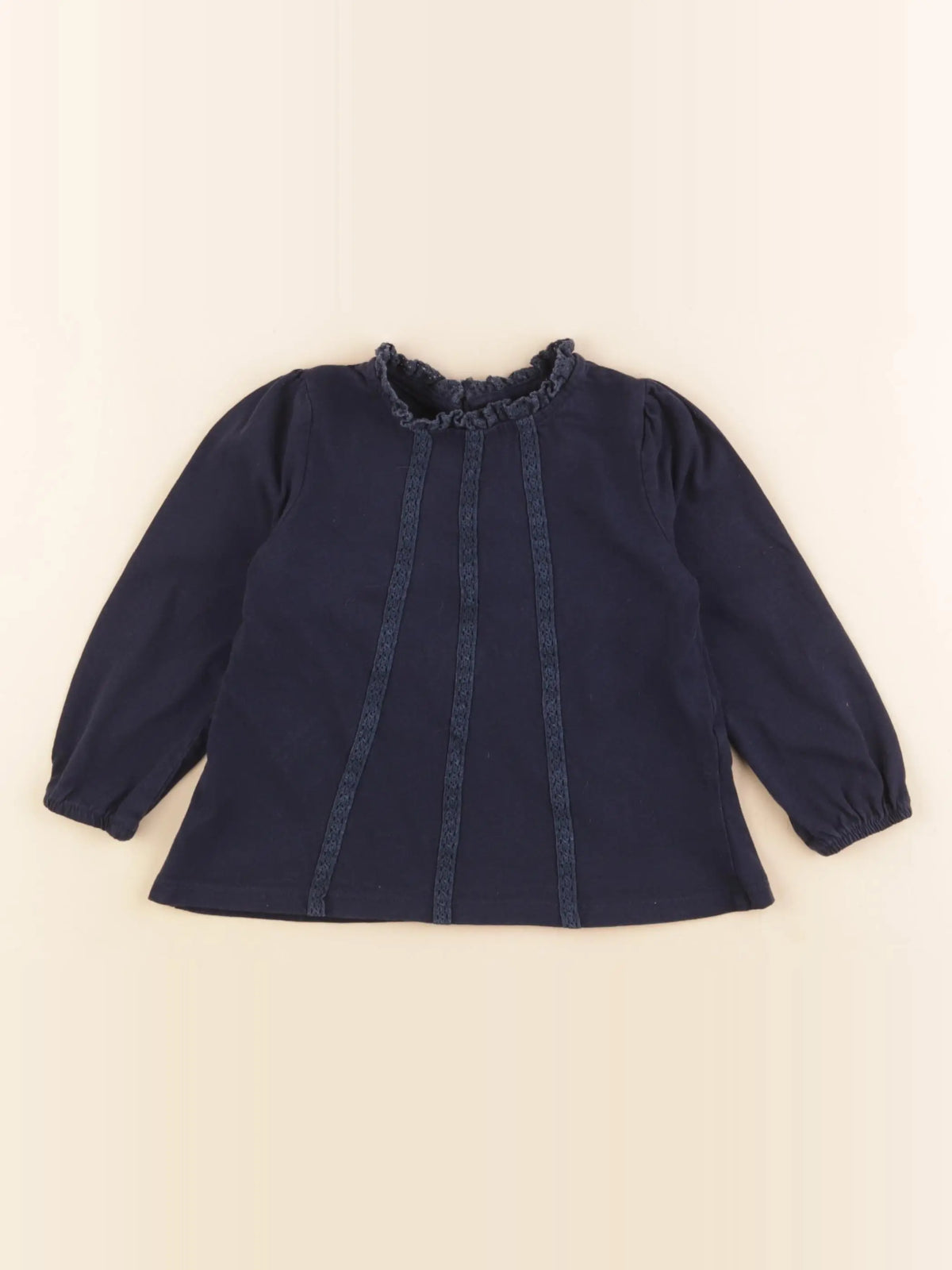 Vertbaudet - tee-shirt bleu - 2 ans