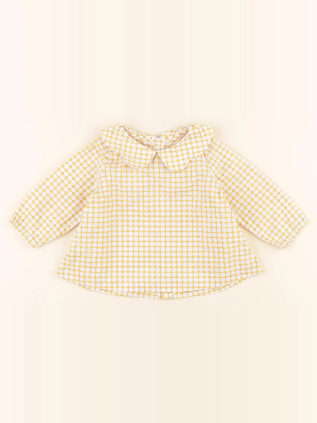 Jacadi - blouse jaune - 6 mois