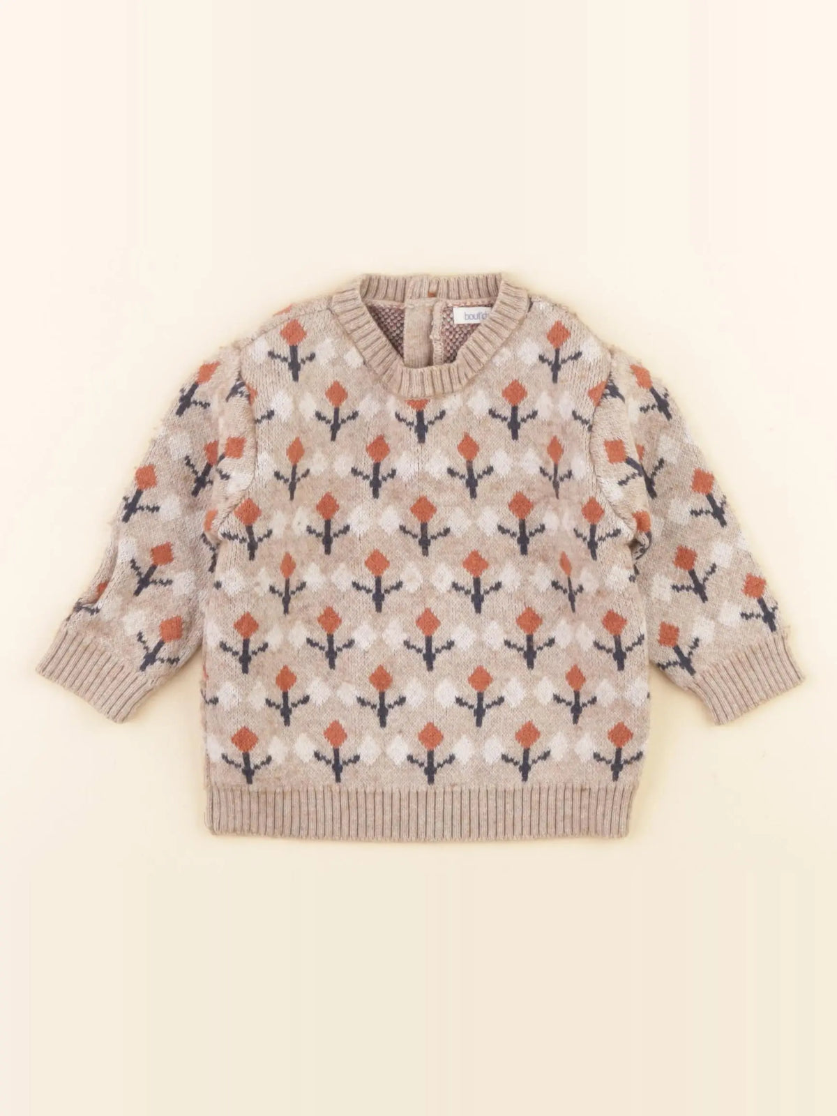 Boutchou - pull beige - 6 mois