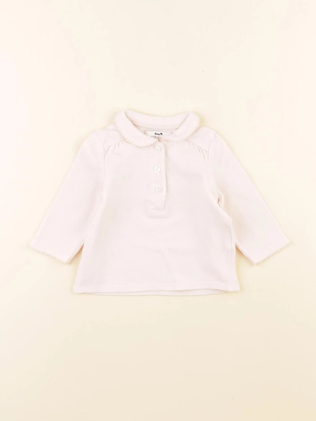 Cyrillus - polo rose - 6 mois