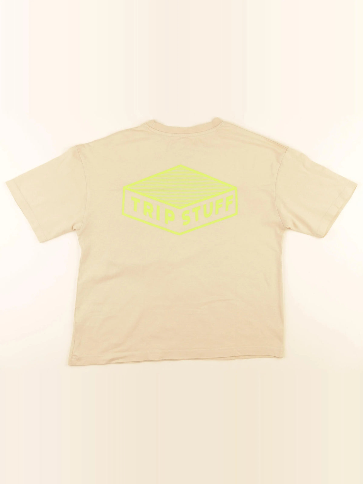 Zara - tee-shirt imprimé au dos jaune - 9 ans