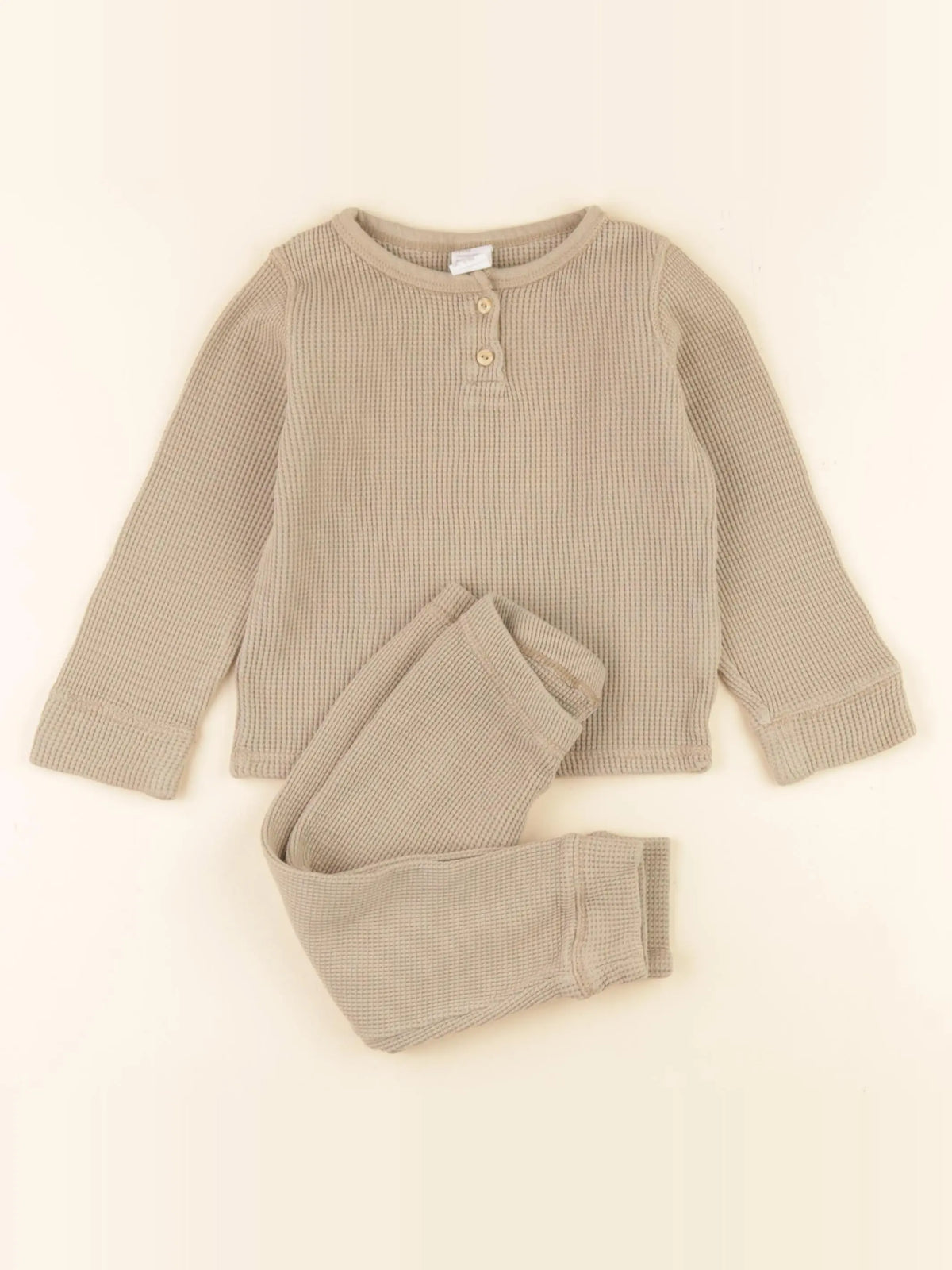 H&M - pyjama coton vert - 12/18 mois