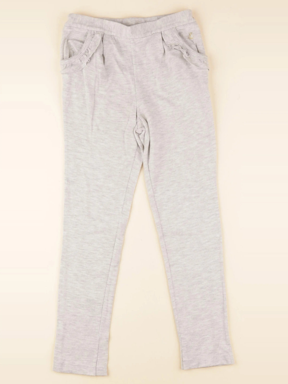 Petit Bateau - legging gris - 8 ans