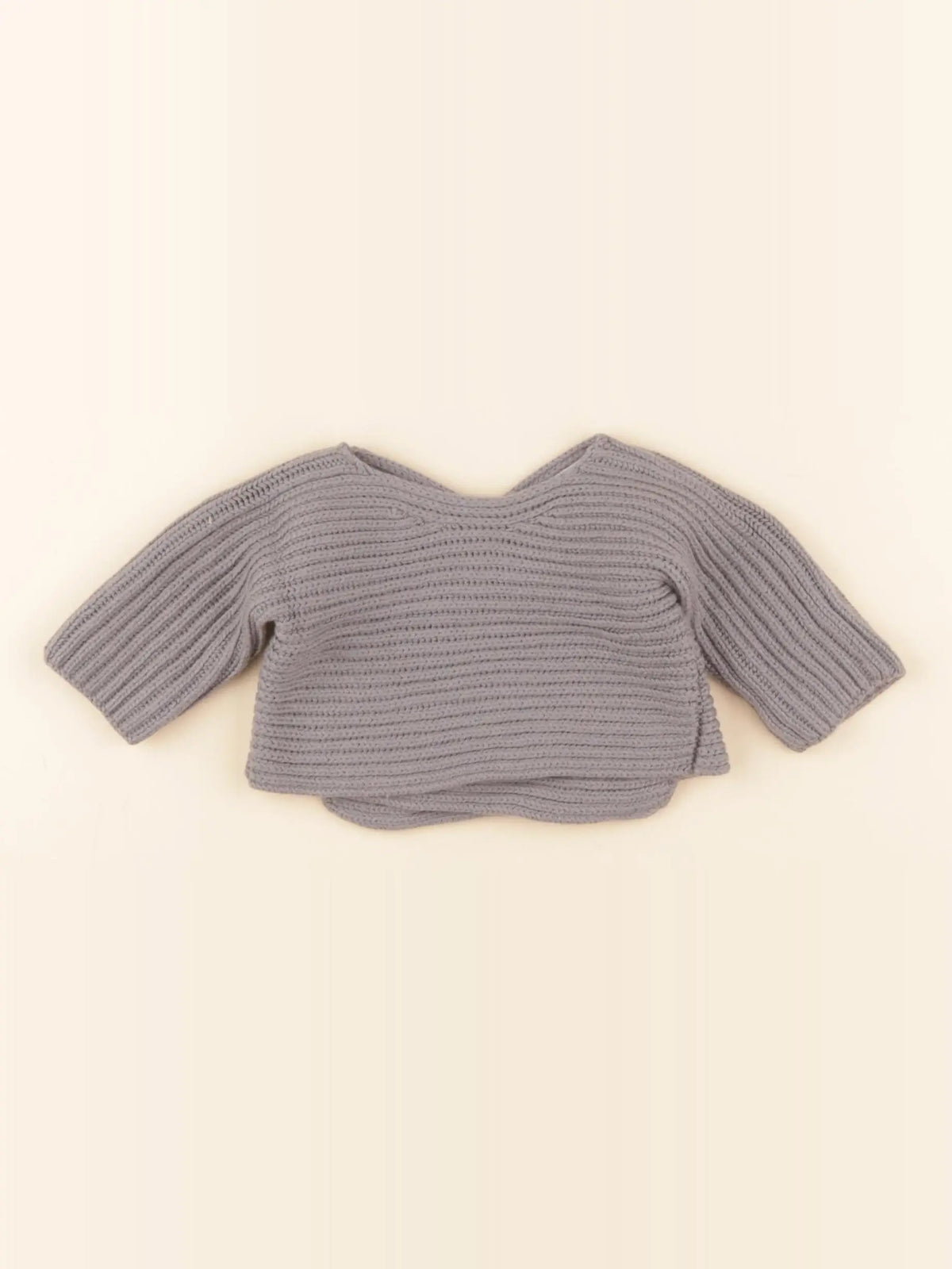 Petit Bateau - pull gris - 1 mois
