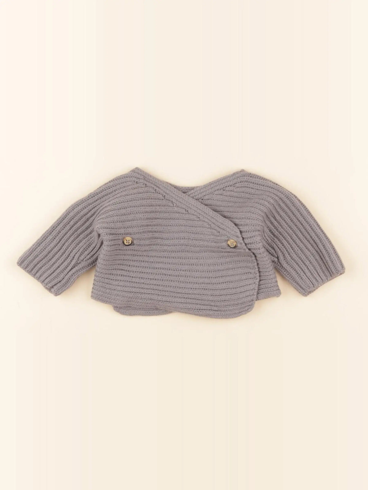 Petit Bateau - pull gris - 1 mois
