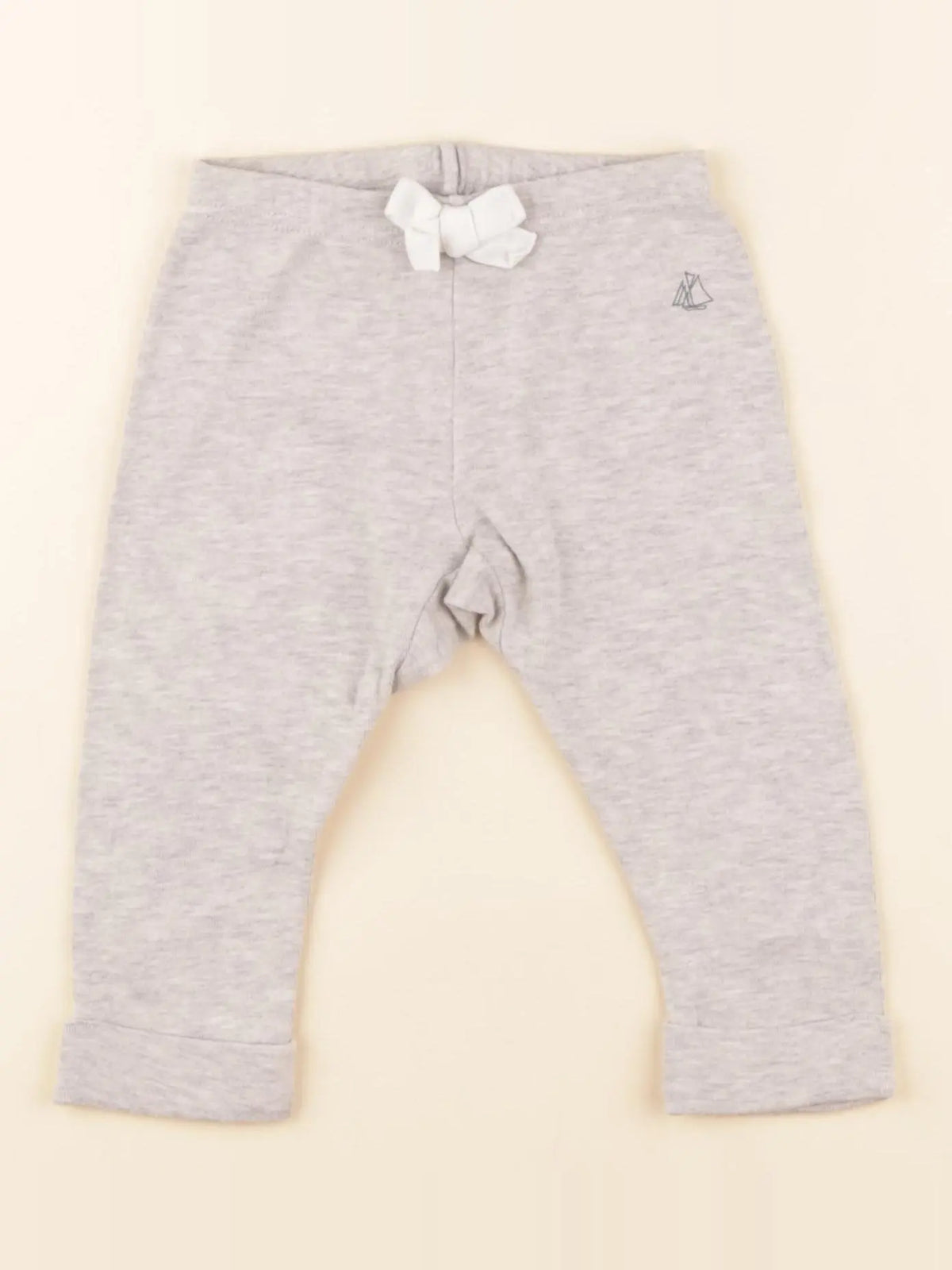 Petit Bateau - legging gris - 6 mois