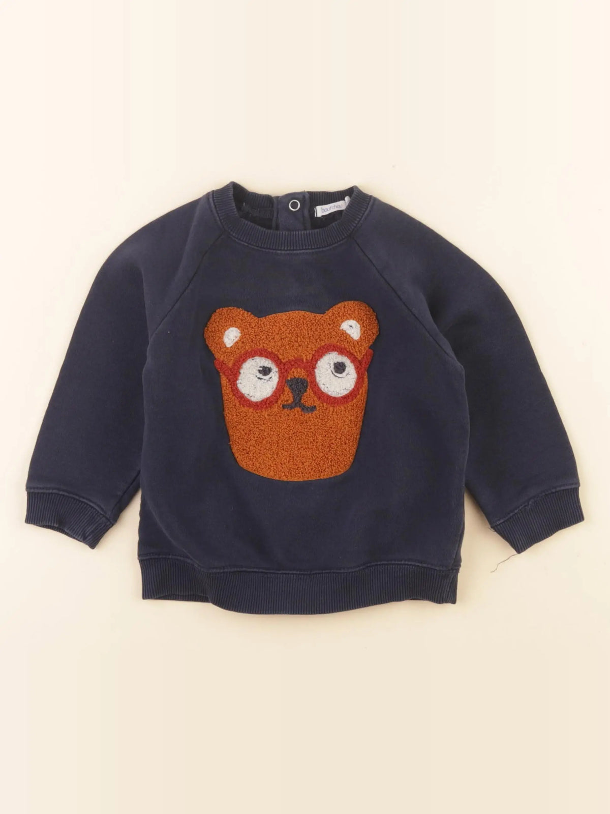 Boutchou - sweat bleu - 18 mois