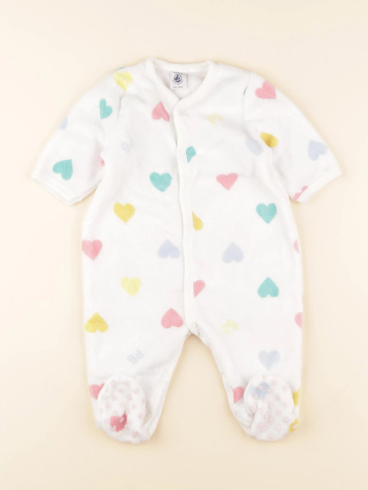 Petit Bateau - sur-pyjama multicolore - 3 mois