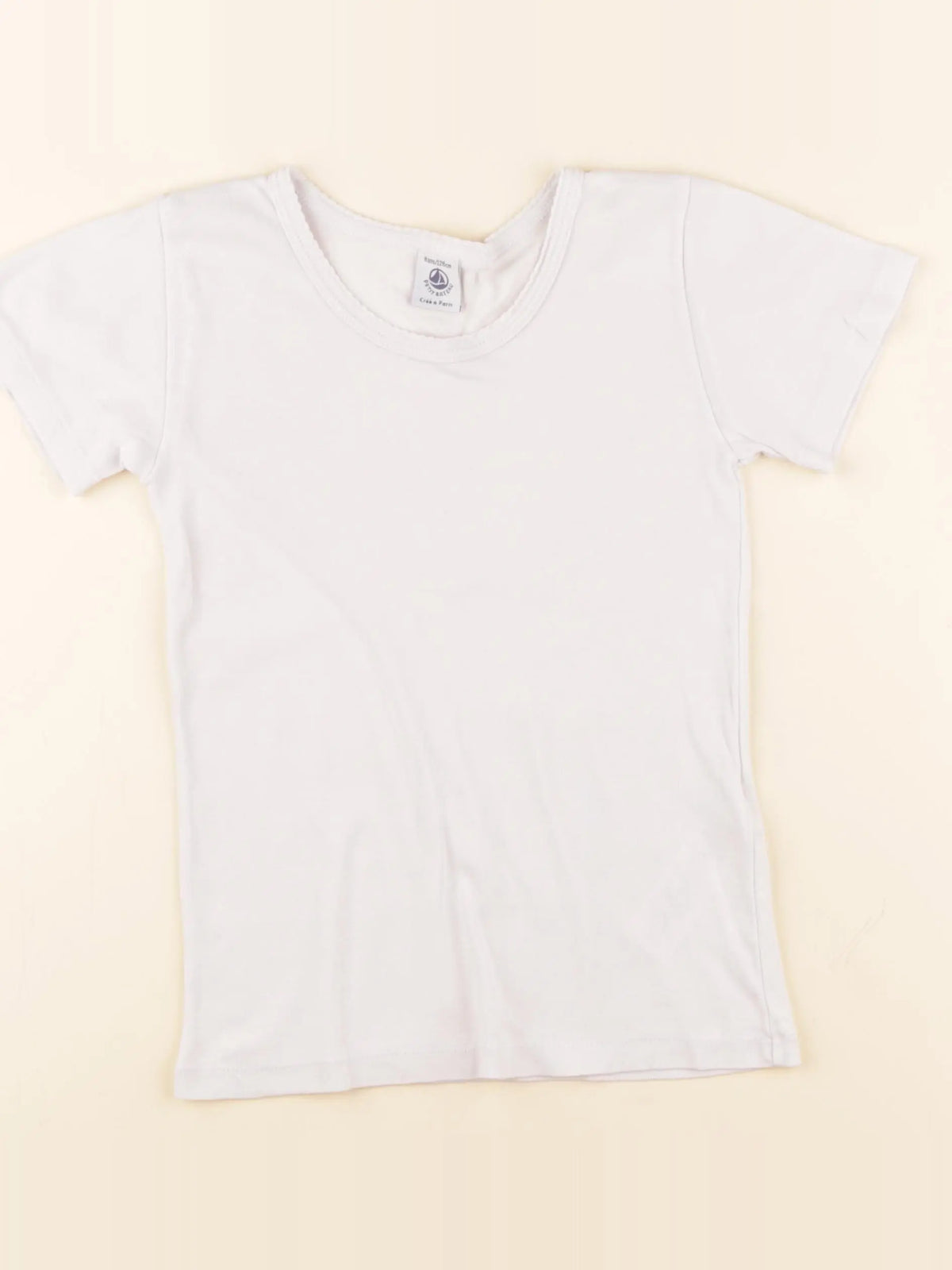Petit Bateau - maillot de corps blanc - 8 ans