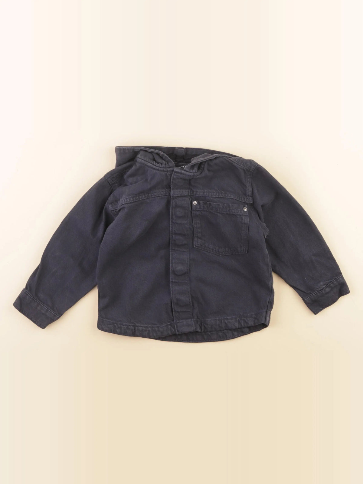 Zara - veste noir - 12/18 mois