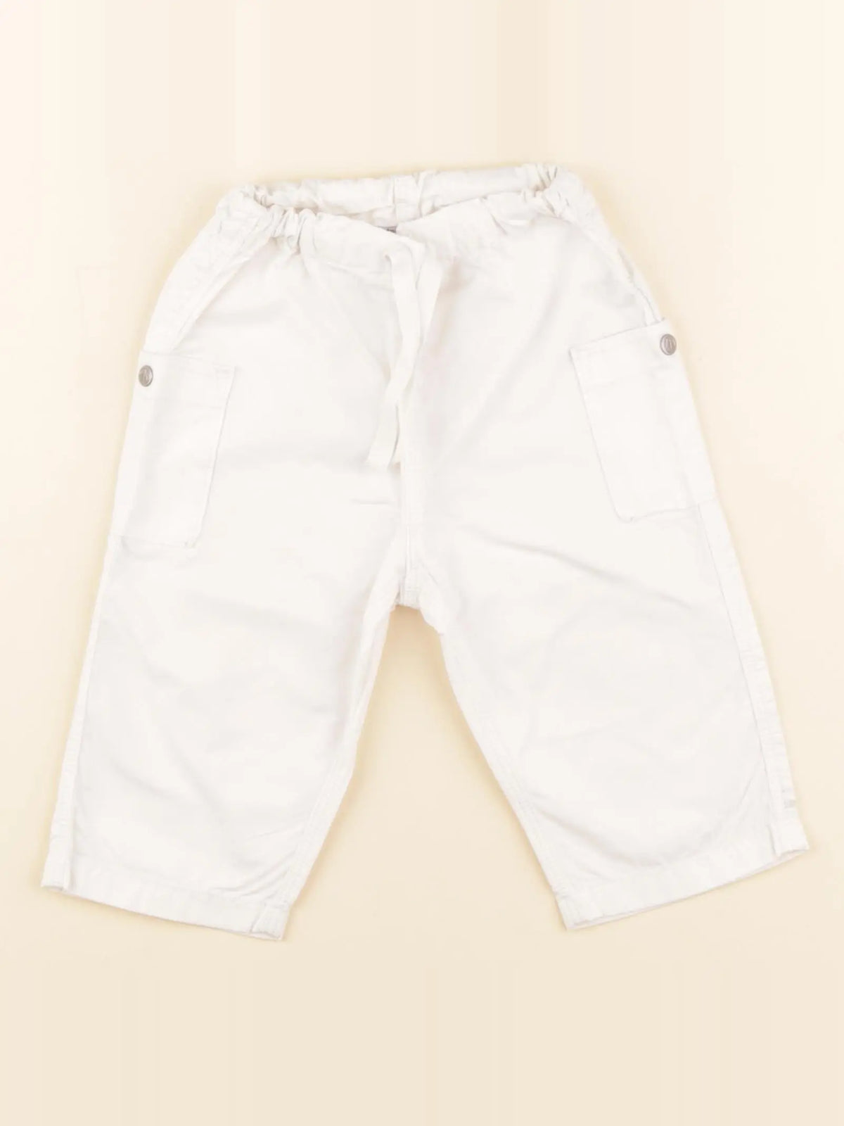 Petit Bateau - pantalon blanc - 6 mois