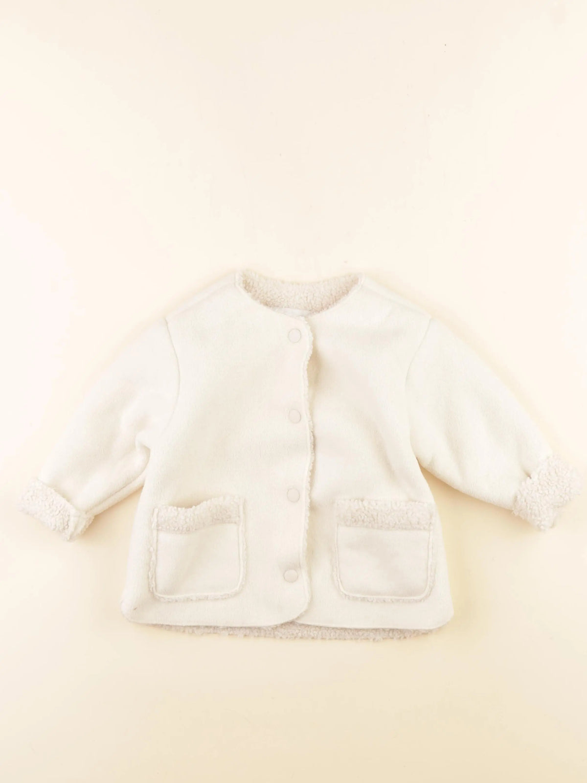 Zara - veste beige - 12/18 mois