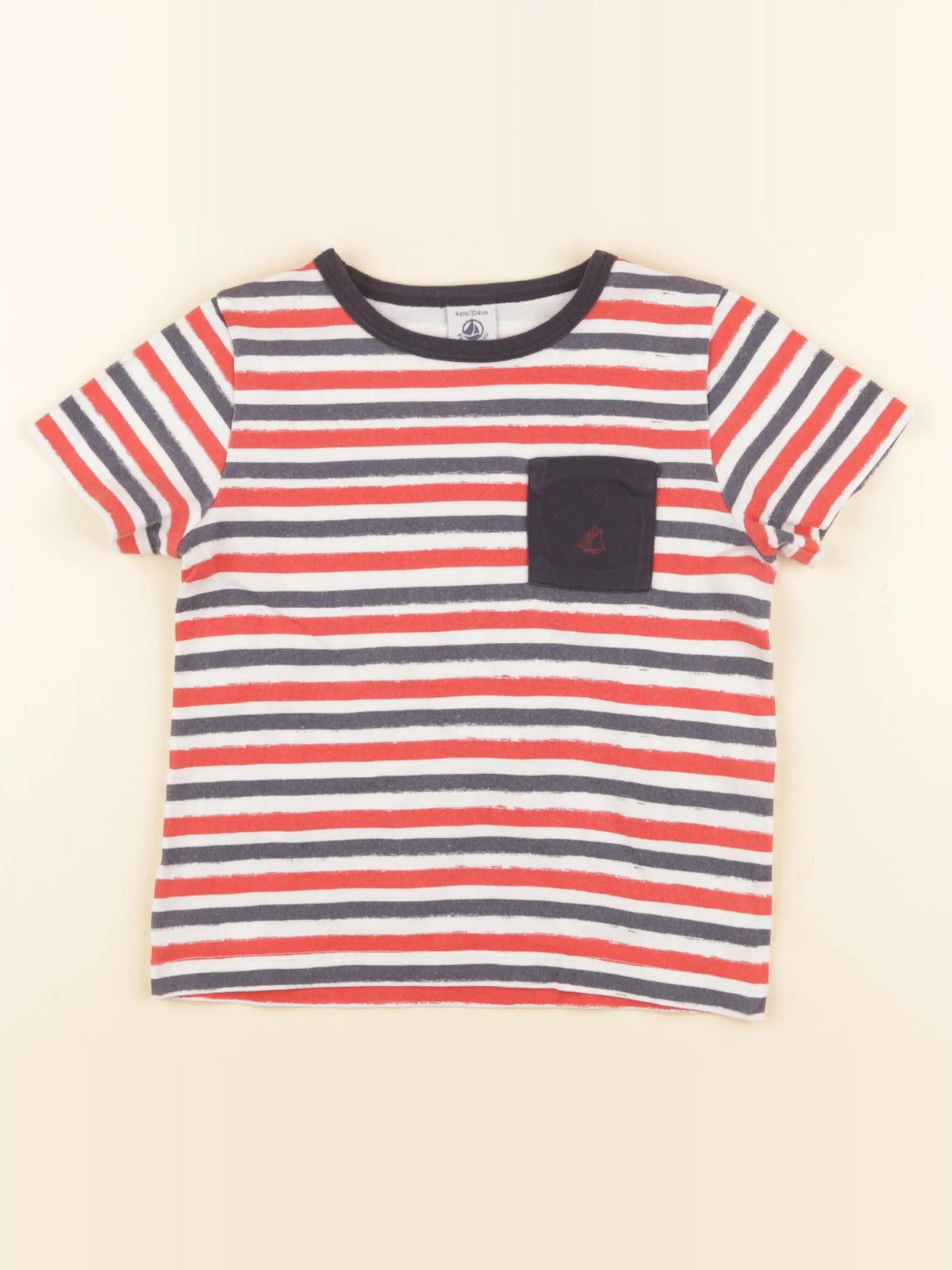 Petit Bateau - tee-shirt multicolore - 4 ans