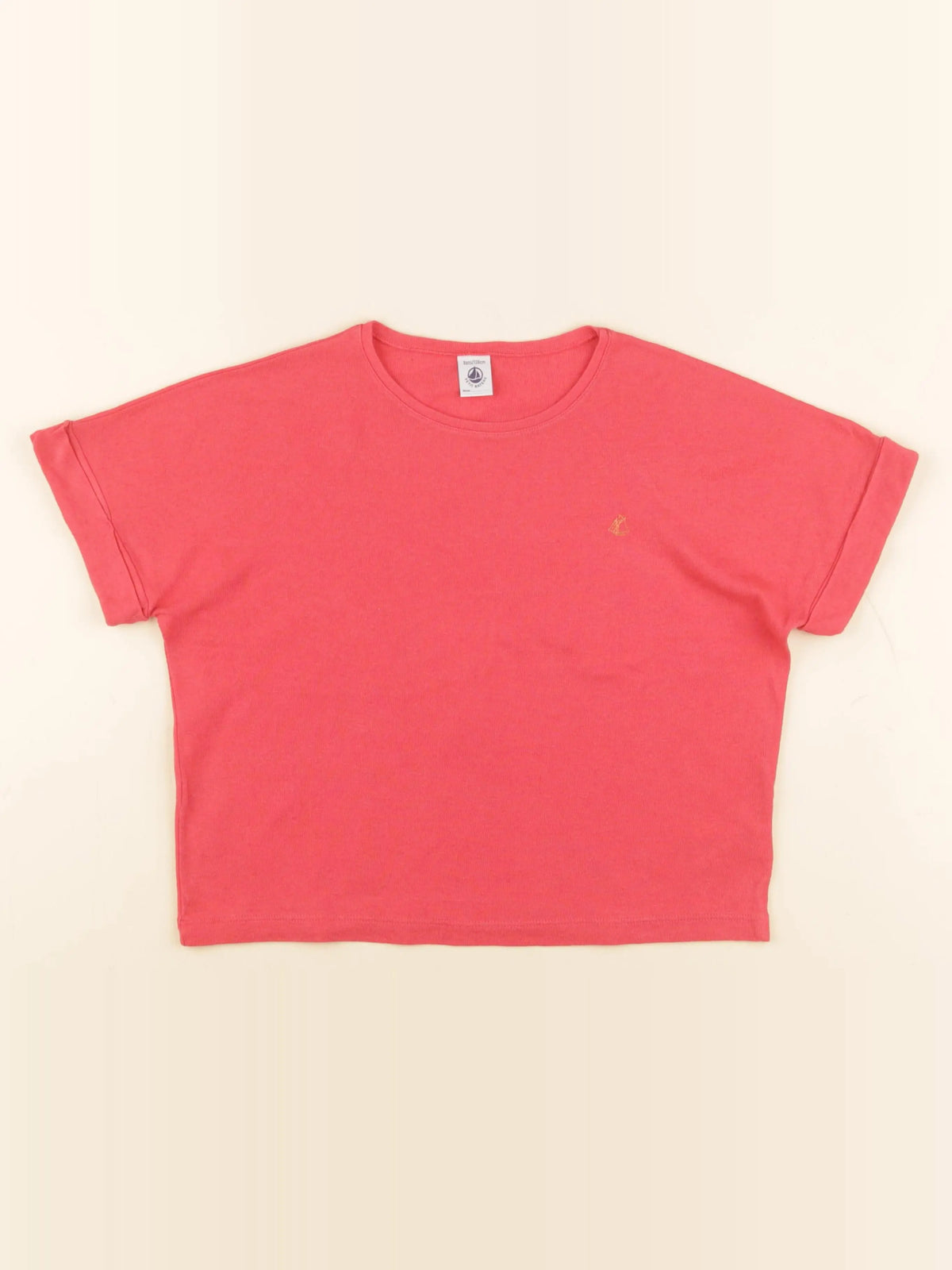 Petit Bateau - maillot de corps rose - 8 ans
