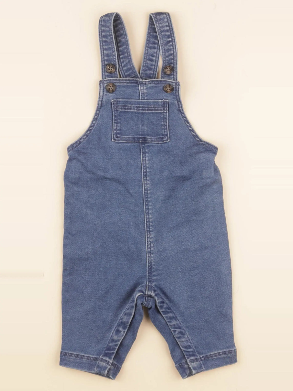 Petit Bateau - salopette bleu - 6 mois