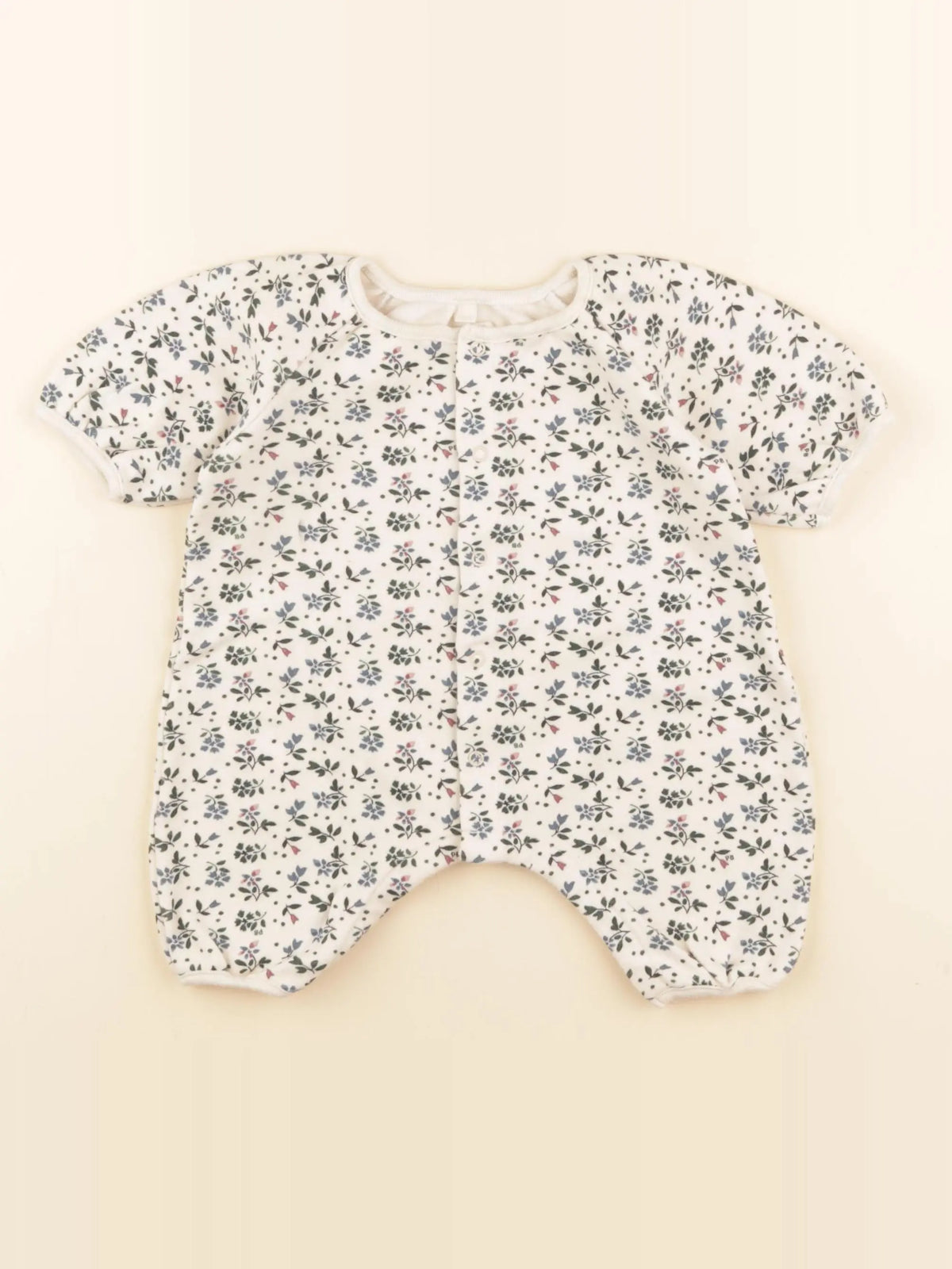 Petit Bateau - pyjama coton multicolore - 1 mois