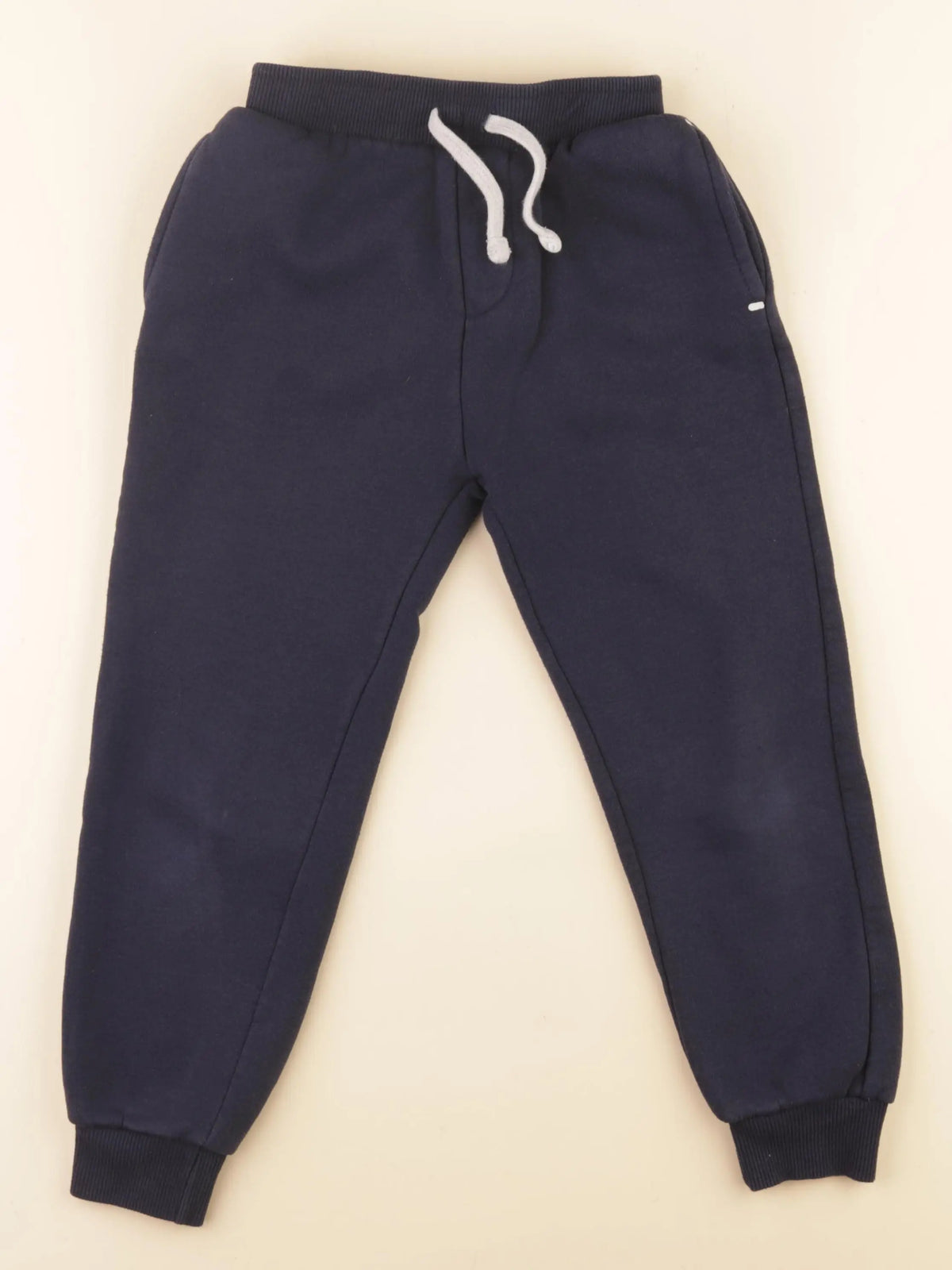 Vertbaudet - jogging doublé bleu - 8 ans