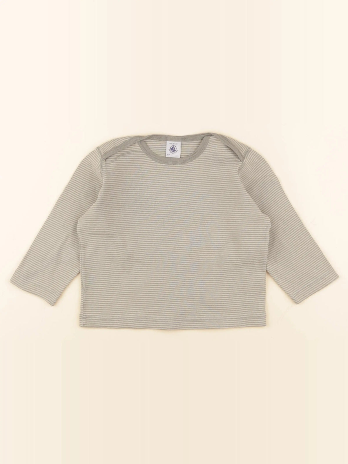 Petit Bateau - maillot de corps vert - 24 mois